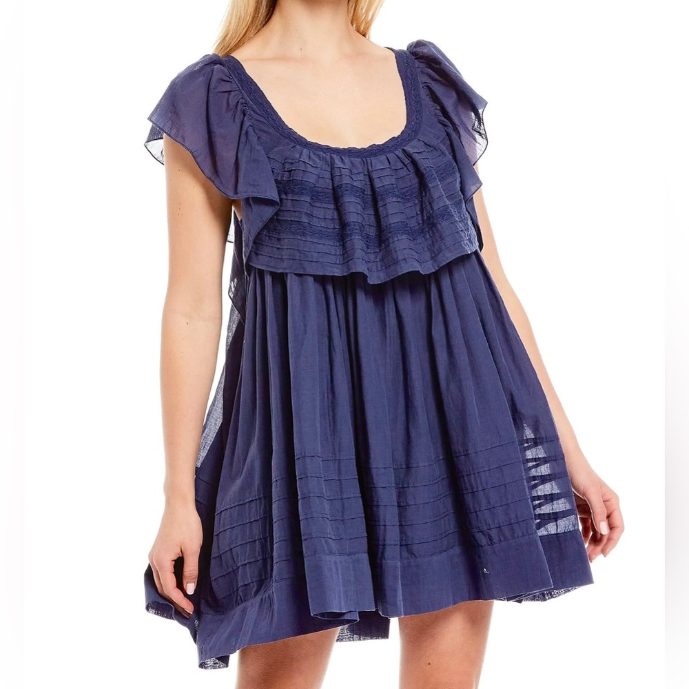 NWT Free People Hailey Mini Dress 
in Wild Moon sz M